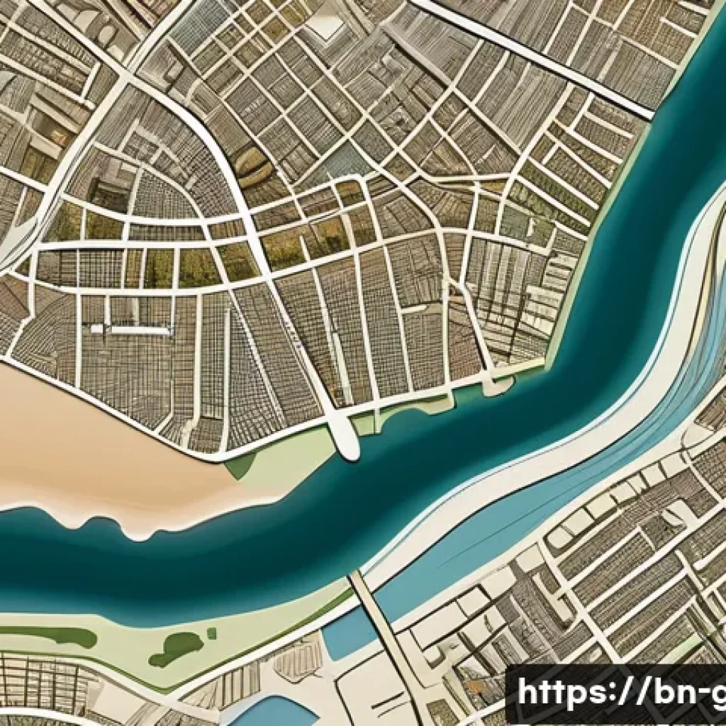 지리학 데이터 모델링 - A detailed vector GIS data model visualization showing categorized geographic features including poi...